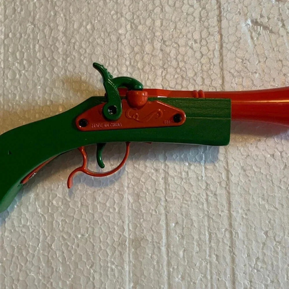 NEW Colonial Pirate Double Percussion Wooden Toy Cap Firing Pistol - Picture 1 of 5